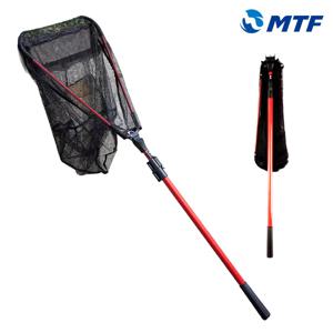 MTF 간편 접이식 민물 삼각 뜰채 2단 1.8m 강화 나일론