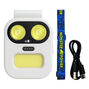 프리 헤드랜턴 모션센서 해루질 등산 낚시 충전식 LED 미니 휴대용 초경량