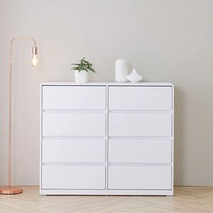 도도스 강화UV코팅 광폭1200와이드 4단 서랍장(DO_008)