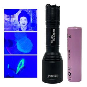 직충전형 올뉴UV미들줌 + 3000mAh배터리 C타입충전 형광물질식별 고양이소변탐지