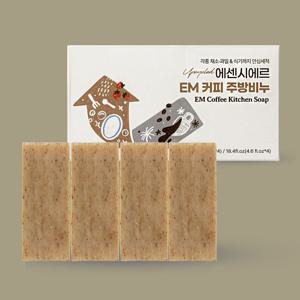 에센시에르 EM 커피 주방 비누 130g 4개입 세트