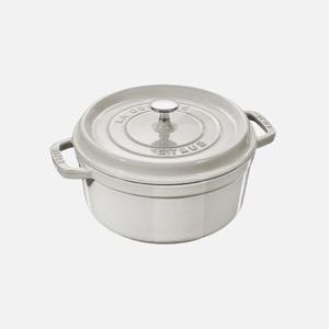 원형 꼬꼬떼 24cm 화이트 트러플 ST1024107 (꼬깔 손잡이 증정)