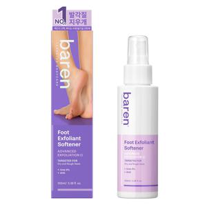 [공식]바렌 발각질 필링 지우개 발 뒤꿈치 뒷꿈치 발바닥 굳은살 제거제 연화제 100ml