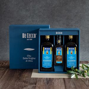 올리브유 선물세트 1호(엑스트라버진 오일 1L 2병 + 발사믹 드레싱 250ml 1병)