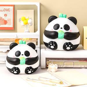 귀여운 판다 저금통 동글 죽순 아기판다