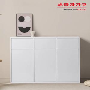 리브 무아 LPM 1200 3칸 분리수거 휴지통 수납장