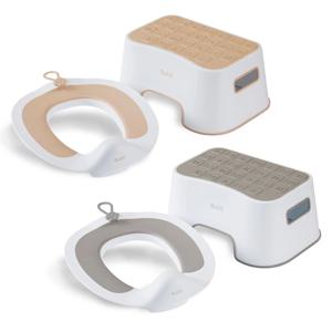 큐티슬림 유아 변기 보조 시트 + 뉴 스페이스 디딤대 세트