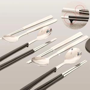 위생적인 숟가락젓가락 스텐 예쁜 부부 수저세트 2벌