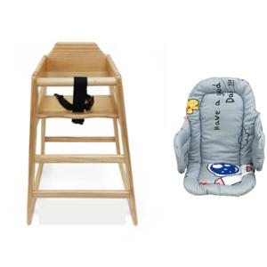 아기 식탁 의자 유아 신생아 밥상 애기 원목 출산선물 조립식 의자 윙쿠션 셋트 2color