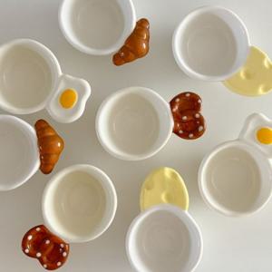 디저트 미니 소스볼 4종 귀여운 앞접시 종지그릇 디저트 베이커리 홈카페 그릇