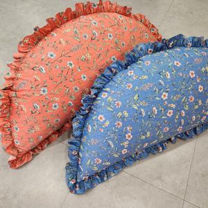 왈츠 반달 쿠션커버 등받이 대쿠션 만두쿠션 커버