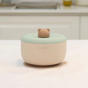 말랑베어 실리콘 유아 아기 이유식 흡착볼 그릇