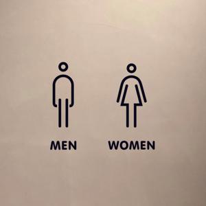 라인 화장실아이콘 시트지 스티커