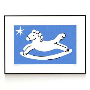 말하는대로 - 붉은말 일러스트 포스터 액자 12종 - HORSE wish 07