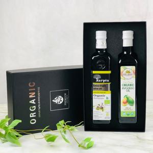 유기농 냉압착 엑스트라버진 올리브오일+아보카도오일 500ml 2병 선물세트