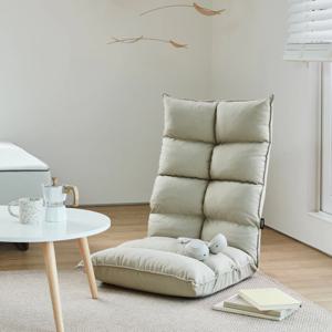 한샘 휴 조이 접이식 각도조절 등받이 방수 패브릭 하이백 좌식의자 (샌드베이지)