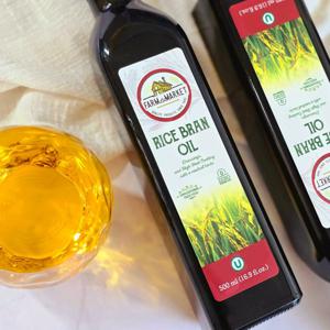 팜투마켓 현미유 미강유 아기식용유 500ml 선물세트