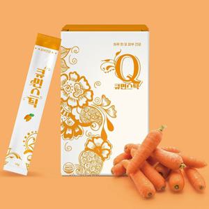 큐민스틱 당근 112g(14gx8p) 강아지 비건간식 고양이 짜먹는간식