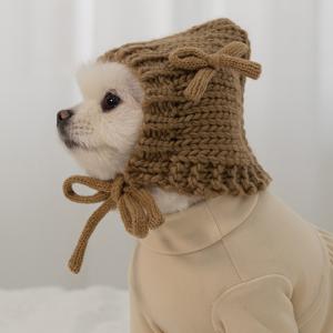 강아지 모자 겨울 귀도리 귀마개 코코보넷 브라운 (B105_BR)