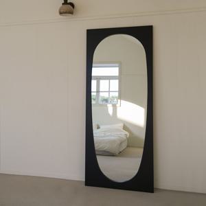 플루오 애쉬 블랙 원목 소파 침대  전신 거울