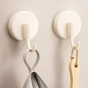 초강력 흡착 후크 무타공 수건 책가방 주방 욕실 다용도 걸이 2개입