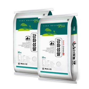 독도사랑 강화섬쌀 20kg (10kgx2) / 25년산 햅쌀 / 상등급 단일품종