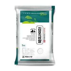 독도사랑 김포금쌀 5kg / 25년산 햅쌀 / 상등급 단일품종 소포장쌀