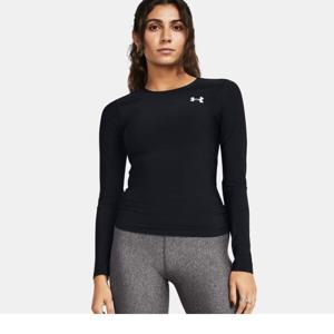 (대전신세계)1387697-001 블랙  여성 OG 히트기어 컴프레션 긴팔 기능성 운동복 헬스 트레이닝 티셔츠