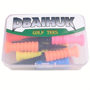 TEMU 새로운 골프 , 10개/박스, 탄성 TEE 고무볼티 이어널드와 우드용 non-damaging 클럽베이스, 야광형 골프공, 유연한 골프티, 골프장비, 골프액세서리, NonDamage Design, 튼튼한 구조, 고품질 티, 전문가용 골퍼들을 위한 Sports Equipment|골프티