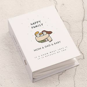 TEMU 1pc 6인치 100장 사진 앨범 책, 삽입형 가족 사진 컬렉션, 대용량 사진 앨범, 사진 저장용 책, 가족 사진 및 학생 사진용, 겨울 크리스마스 데이 새해 선물용