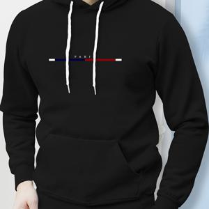 TEMU 남성용 스타일리시 레터 프린트 후드티, 다용도 캐주얼 스포츠 스웨트셔츠.