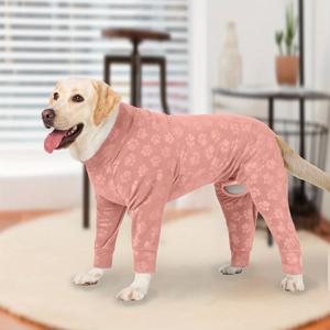 TEMU 대형견용 코지 플리스 스웨터 - 겨울 따뜻함 애완동물 점프수트, 세탁기 사용 가능, 골든 리트리버 & 래브라도에 적합