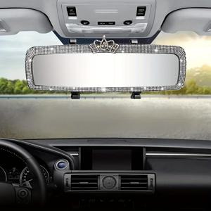 TEMU 시크한 장식 자동차 메이크업 거울 - 초박형, 모든 차량용 선쉐이드 디자인, 내구성 있는 ABS 플라스틱