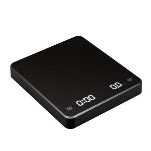 TEMU 타이머가 있는 디지털 주방 계량기 1개 - 3kg/0.1g 정밀도, 충전식 커피 계량기, USB 충전, 3 단위, 자동 끄기, 테어 기능, 정밀한 가중을 위한 휴대용 디자인, 정밀한 가중을 위한 주방 가중 도구 | 세련된 디지털 계량기 | 정밀한 계량 디스플레이, 주방 계량기