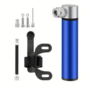 TEMU 수동 헤비듀티 자전거 타이어 공기 펌프 - 블랙 튜브리스 & 전통 타이어용 산악, 로드, BMX, 패치용 - 휴대용 핸드 작동, 비상 전원 없음 (아웃도어 액세서리)