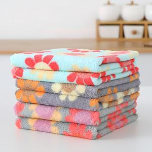 TEMU 30pcs & 꽃무늬 핸드 타월 - 부드럽고 흡수력이 뛰어난 퀵 드라이 파이버, 스타일의 사각형 주방 및 욕실용 핸드 타월, 완벽한 선물 선택, 30x30cm, 폴리에스터 소재, 주방 핸드 타월 | 꽃무늬 타월 | 퀵 드라이 패브리, 세탁용 천|수건