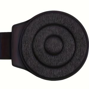 TEMU 360도 회전식 자동차 시트 쿠션 - 메모리 폼이 있는 부드러운 폴리에스터 니트 원단, 가벼우며 휴대하기 편리, 모든 계절에 편안함을 제공하는 인간공학적 지원, 차량 시트에 쉽게 접근, 여행 편안함, 자동차용 시트 쿠션, 차량 내부 업그레이드, 현대적인 내부 액세서리, 내구성 있는 내부 액세서리