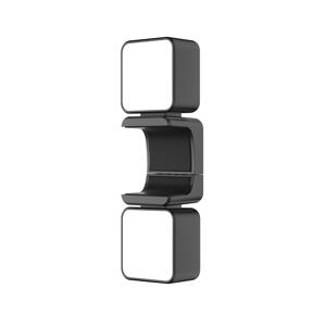 TEMU 내장 클립이 있는 DJI 포켓 3 미니 라이트, 이중 색온도 2500K-6000K 조절 가능, 세 가지 밝기 레벨, 단일 또는 이중 빛 옵션, 화면빛에 방해 없는 수평 및 수직 모드, 제품 사진 촬영용 타입-C 충전, 음식 사진, 블로그 녹화 - 여름 야외 촬영을 위한 완벽한 선물