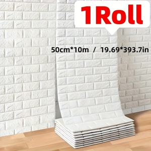 TEMU 1롤 50cm x 10m 모던 기하학적 3D 벽 스티커 - 자가 접착 폼 벽지, 주방·거실·복도 장식용, 쉬운 설치, 내구성 있는 재질, 실내 사용, 디자인, 홈 데코, 인테리어 디자이너용|스티커