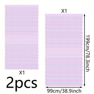 TEMU 2개 - 파티 태슬 스트리머, 컬러풀 투명 홀로그래픽 포일 프린지, 생일 장식 및 축제 테마 데코레이션용
