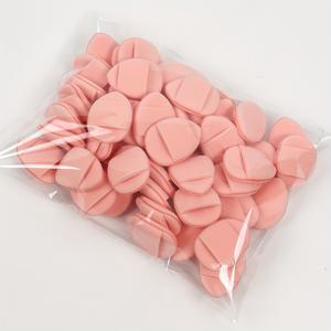 TEMU 100개입 파우더 퍼프 세트, 라텍스 프리 스펀지 블렌더 - 리퀴드 파운데이션 & 컨실러용, 모든 라이트 베이지 타입에 적합