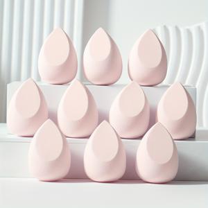 TEMU 10개 눈물방울 모양 메이크업 스펀지 - 무향 고품질 폼으로 매끄러운 블렌딩, 컨투어링 및 - 아이섀도우, 파운데이션 및 리퀴드 화장품에 적합한 인체공학적 디자인, 부드러운 질감의 뷰티 블렌더, 전문 정밀 적용기, 얼굴용 메이크업 스펀지, 젖은 메이크업 스펀지, 컨투어링 도구, 컴팩트 메이크업 도구