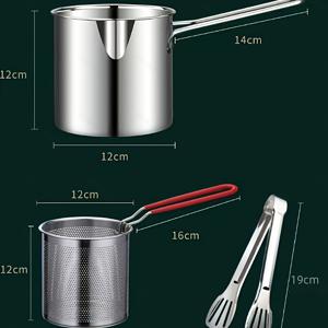 TEMU 스테인리스 스틸 에어 프라이어 바스켓 - 다기능 튀김 팬 세트, 가스레인지 호환 가능, 전기 불필요, 내구성 강하고 청소 쉬움, 가정 요리용 완벽, 에어 프라이어 액세서리, 콜랜더 스트레이너, 전기 제안 가능, 주방 도구, 주방 용품, 논스틱 튀김 팬, 텐푸라 냄비, 멀티펑션 냄비, 에어 프라이어|에어프라이어