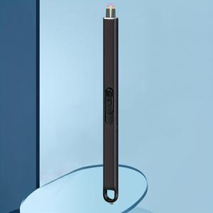 TEMU 1개 USB 충전식 전자 라이터, 캠핑 및 야외 사용을 위한 방풍 점화 스틱, 양초 점화, 스토브 점화, 가정용, 주방 토치에 적합, 야외 라이터 | 모던 라이터 | 내구성 플라스틱 바디, 라이터 리필