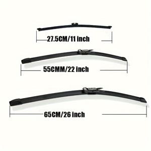 TEMU 포드 익스플로러 와이퍼 블레이드 세트 - 전면 + 후면 3pcs 콤보, 2011년부터 2020년까지 포드 익스플로러 호환