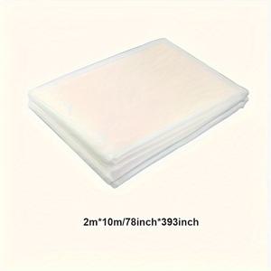 TEMU 내구성 강한 PE 투명 온실 필름 - 겨울 보호용 서리 및 방풍 플라스틱 시트, 호프 및 온실용 먼지 방지 식물 커버 담요, 식물용 서리 방지 커버