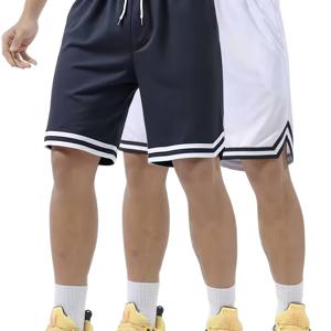 TEMU 2pcs 빠른 건조 통기성 남성 스포츠 반바지, 달리기, 농구, 마라톤 훈련, 요가 및 피트니스