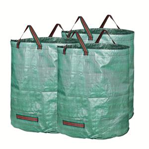 TEMU 3팩 정원 쓰레기 봉투, 헤비 듀티 272L 재사용 가능한 야외 쓰레기 정원 마당 쓰레기 봉투, 나뭇잎, 쓰레기, 부스러기, 튼튼한 손잡이, 쉬운 작동을 위한 접이식 캠핑 재활용 가방