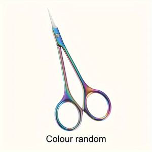 TEMU 1개 전문 스테인리스 스틸 큐티클 트리머 니퍼 가위 - 양손잡이, 직선 블레이드, 길이 20mm, 두께 1mm, 페디큐어 & 매니큐어에 이상적, 매니큐어 도구|슬림 메탈릭 마감|내구성 있는 큐티클 가위, 네일 케어 도구