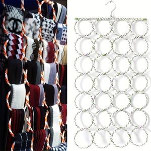 TEMU 궁극의 스카프 & 넥타이 보관 솔루션, 28-후크 다목적 행거, 무지개 유아실 장식, 생일 & 크리스마스 선물로 이상적